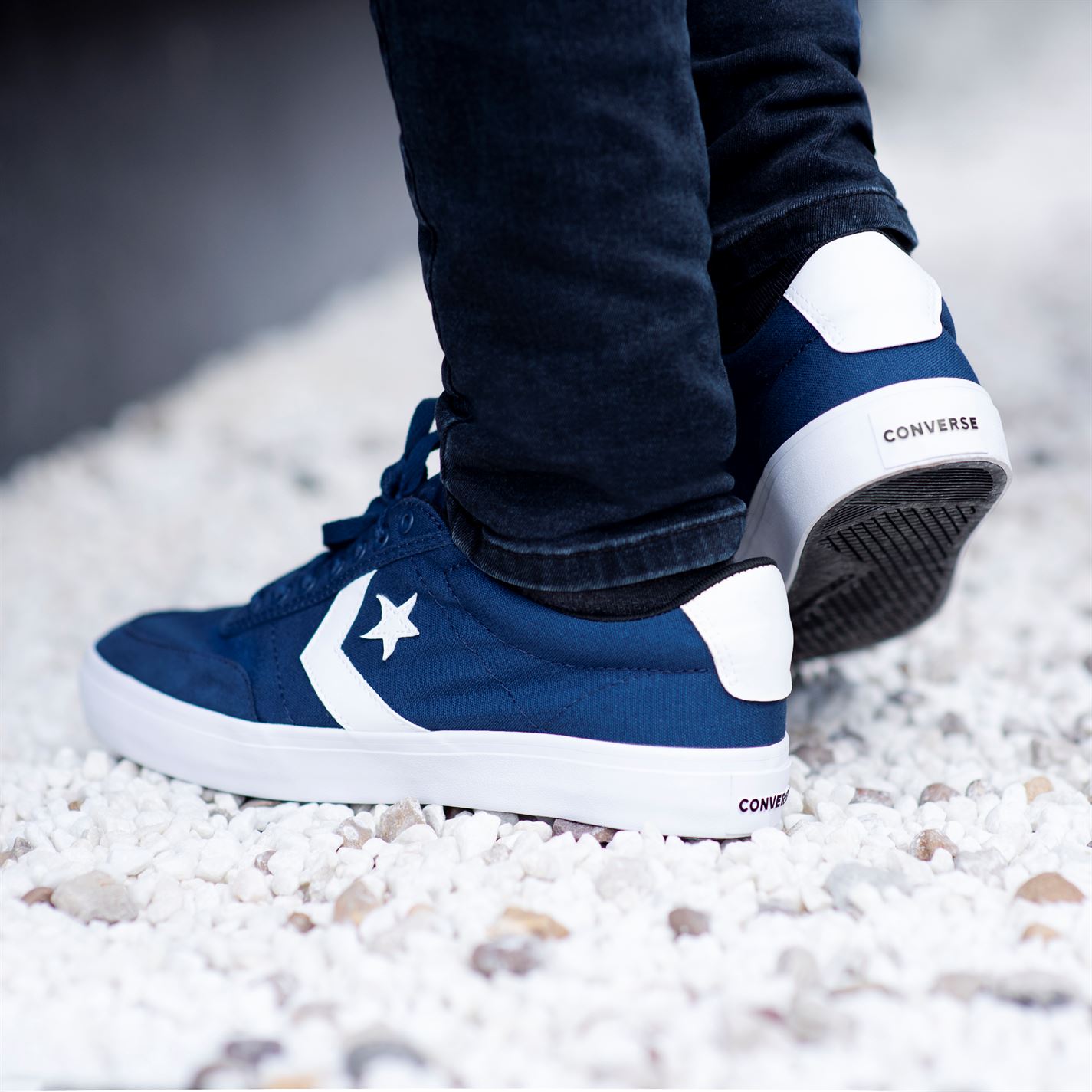 Converse Courtland Trainers Mens Navy 