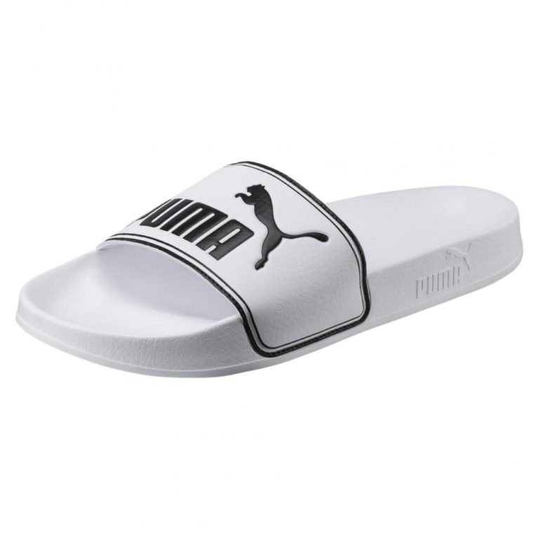 Puma Leadcat Slide Sandals Mens White - Busy District