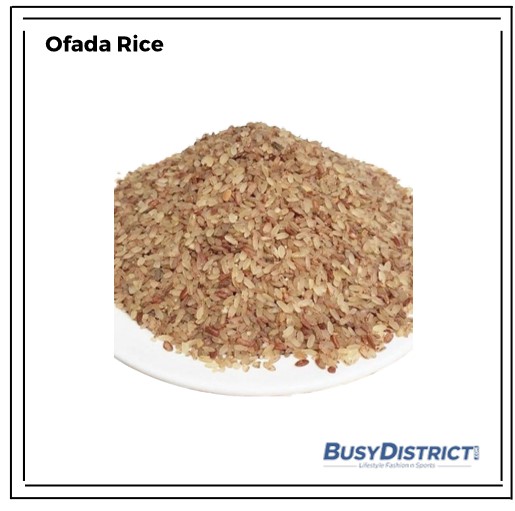 Ofada Rice. Busy District