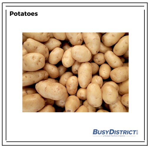 Potatoes. Busy District