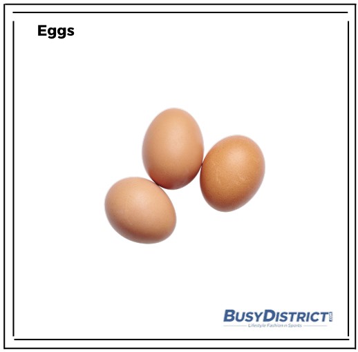 Eggs. Busy District